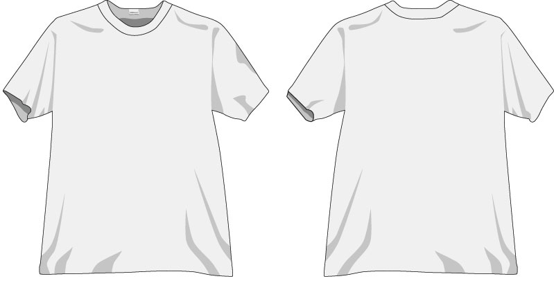 t-shirt vorlage vektor download illustrator